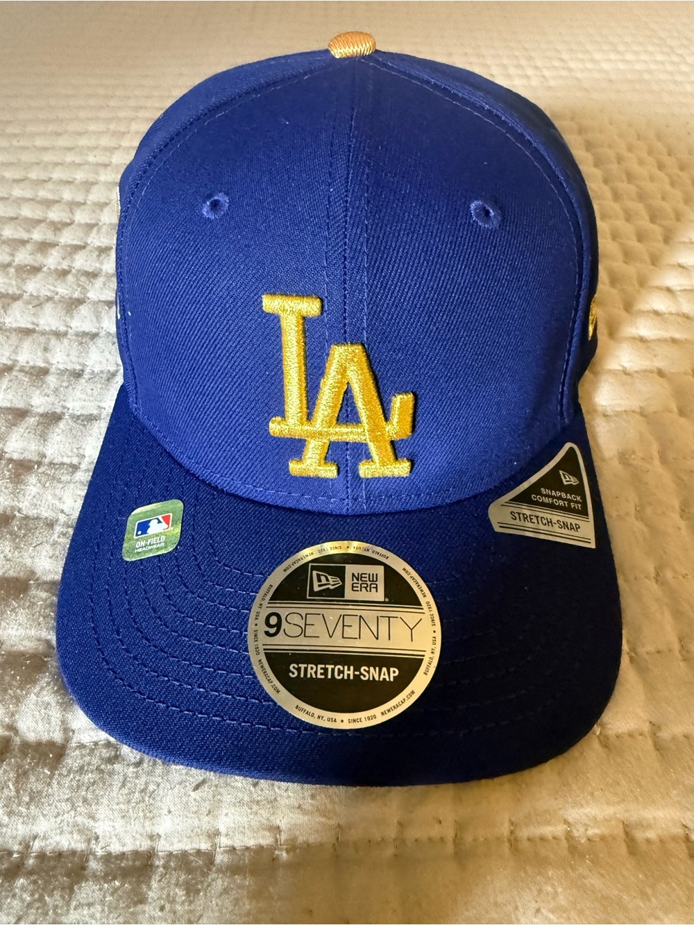 New Era Los Angeles Dodgers Royal Blue with Gold LA Logo 9Seventy Cap